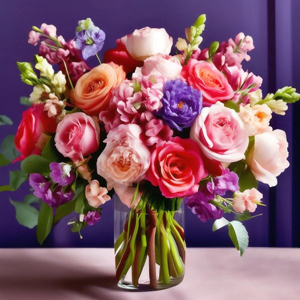 роскошные букеты цветов