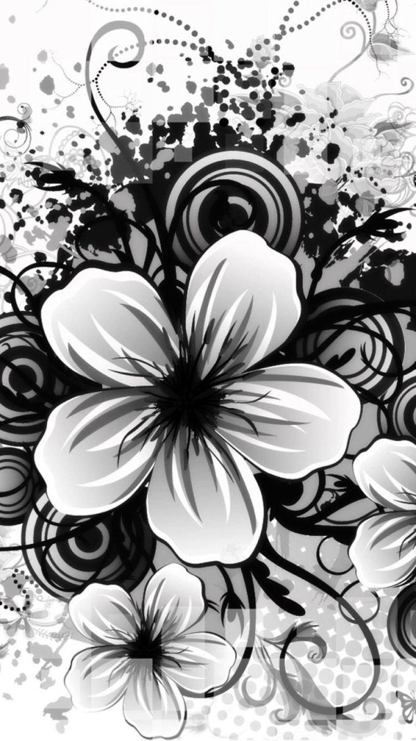 абстракция цветов