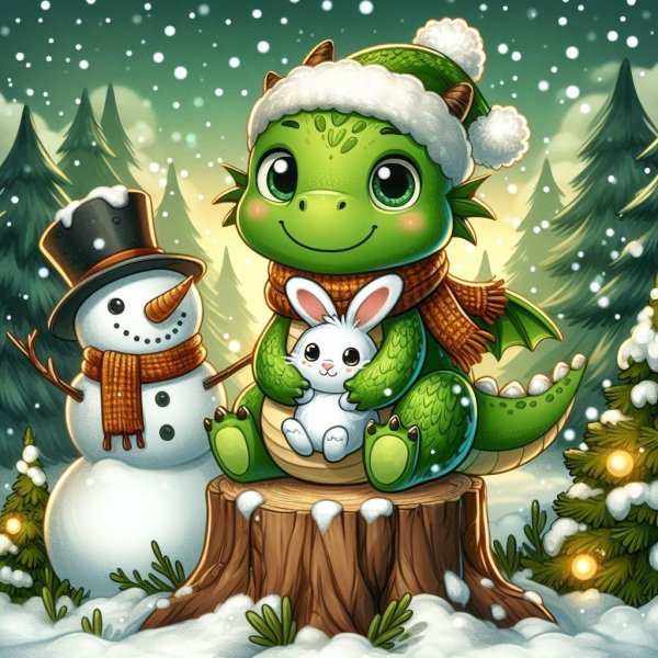 новогодний дракончик