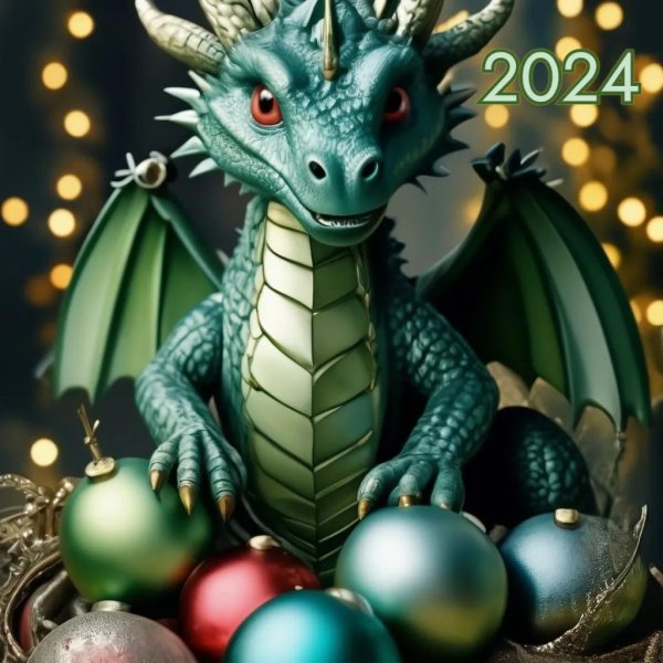 новогодние драконы
