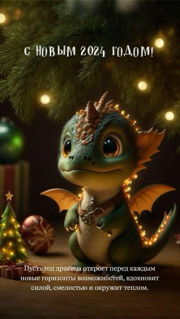 дракон новогодний