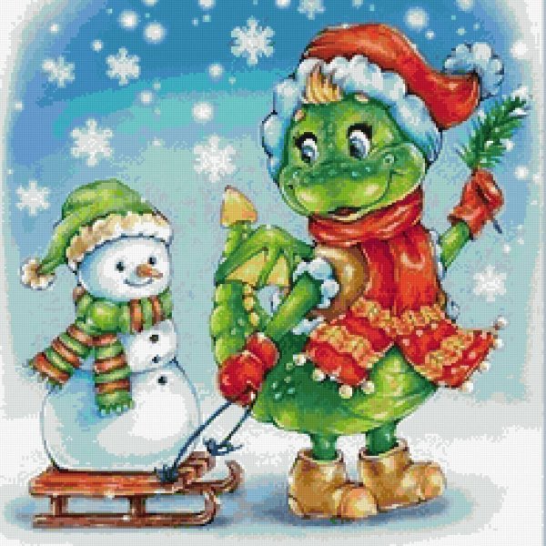 новогодние персонажи