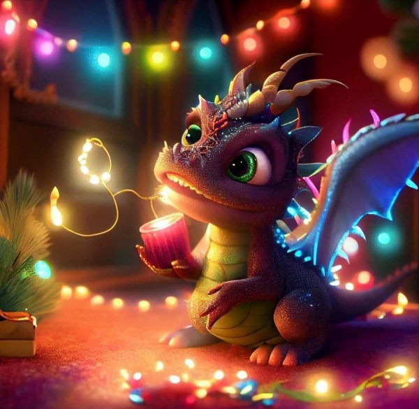новогодние дракончики