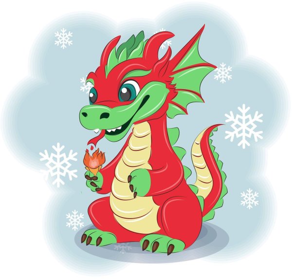 новогодние драконы