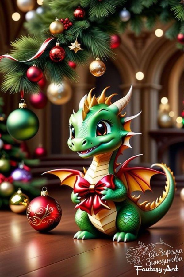 новогодний дракончик