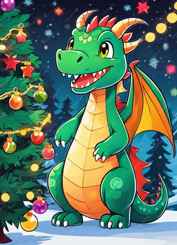 новогодние драконы