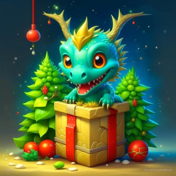 новогодний дракончик