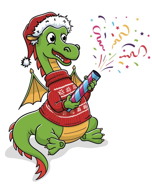 дракон новогодний