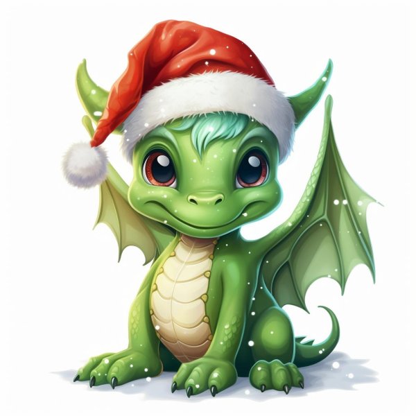 дракоша новогодний