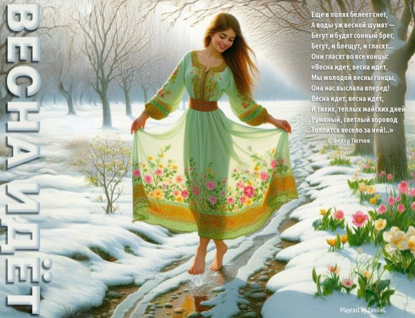 в первый день весны