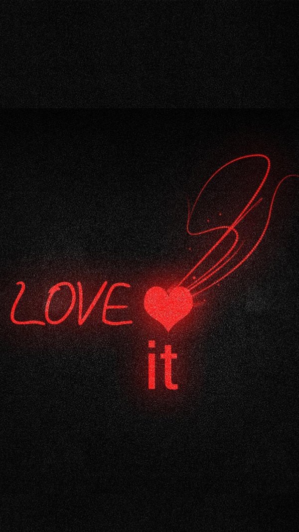 сердца на черном фоне