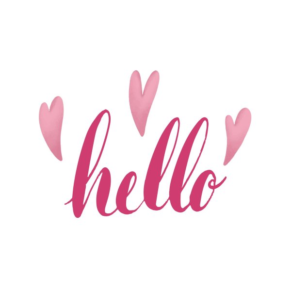 обои хелло сердца