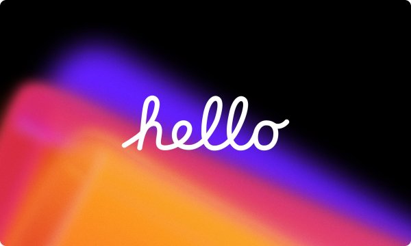 обои iphone hello