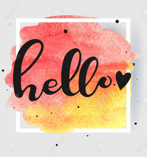 watercolor calligraphy