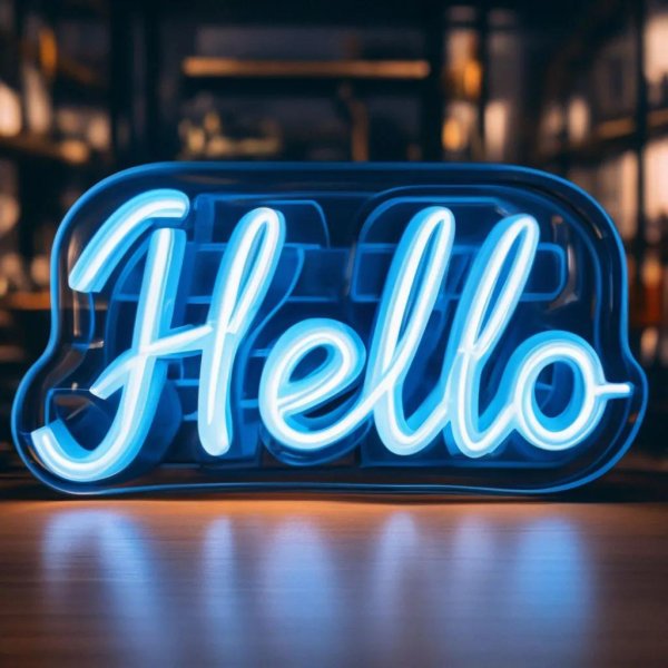 неоновая вывеска