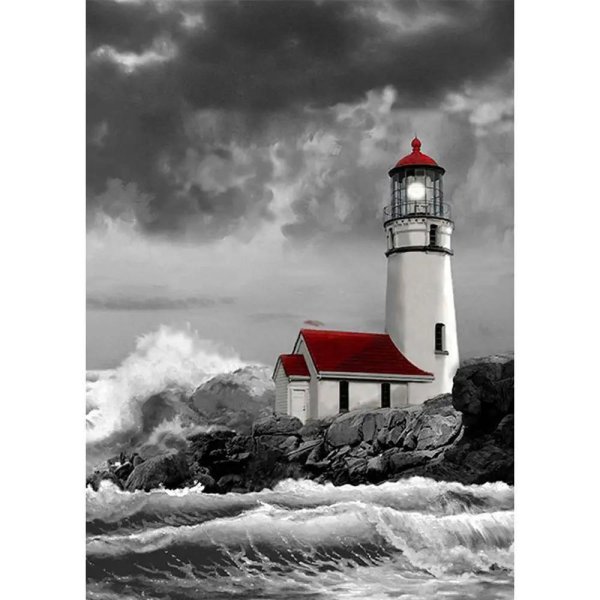 алмазная мозаика маяк