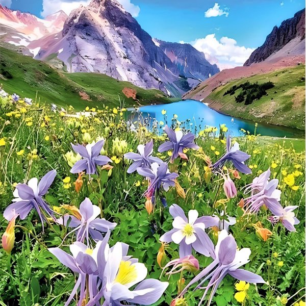 Природы лето с цветами