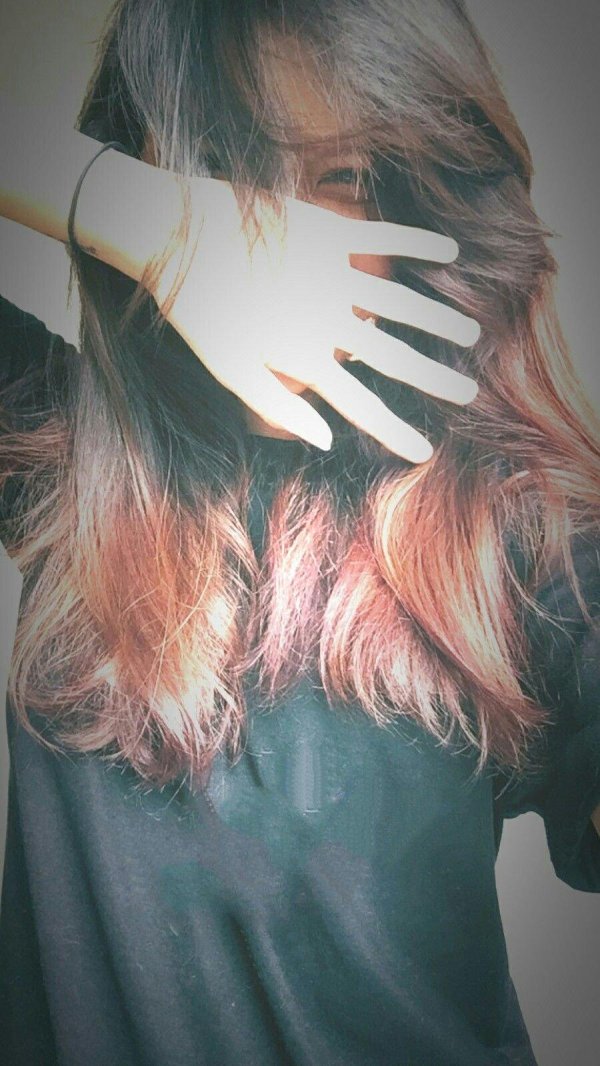 окрашивание кончиков волос