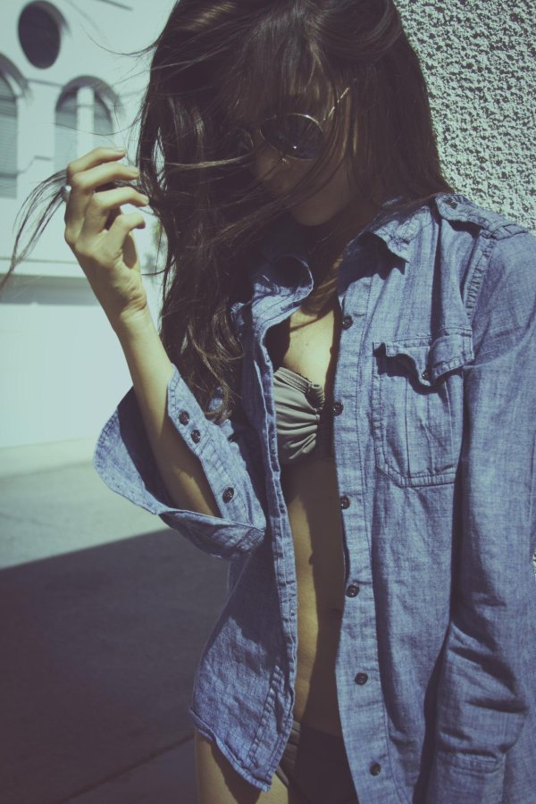 джинсовая рубашка