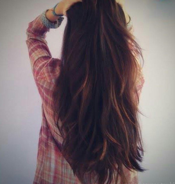 long hair style