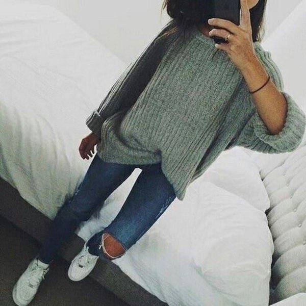 свитер оверсайз джемпер