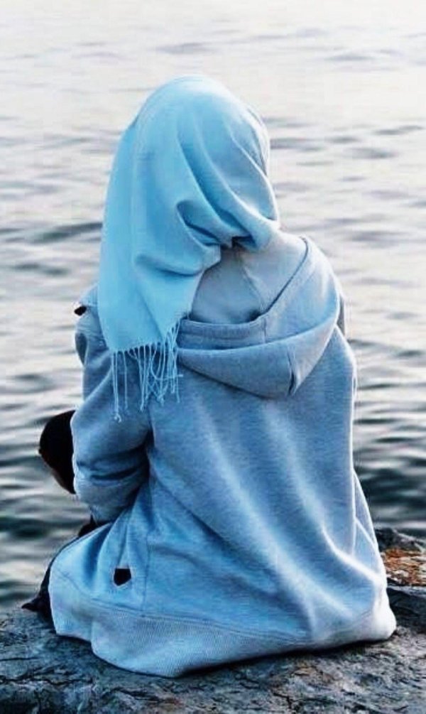 мусульманка со спины