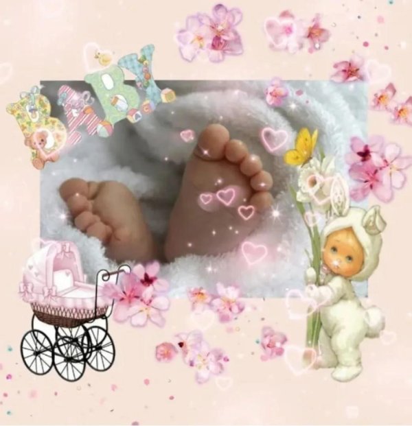 открытка у меня родилась внучка