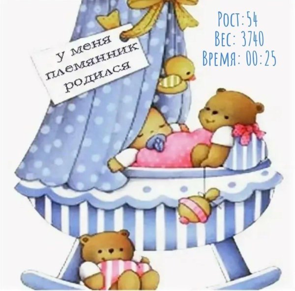 у меня родился племянник