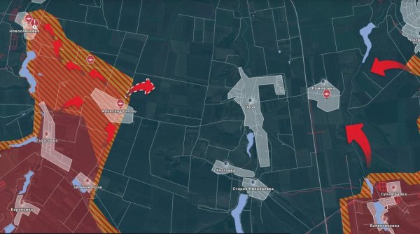 карту боевых действий