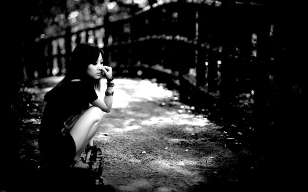 грустные обои на телефон