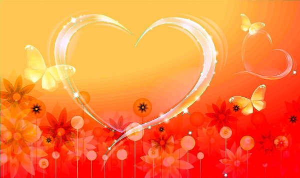 фон романтический