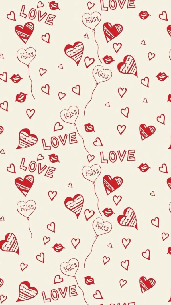 красивые фоны с сердечками