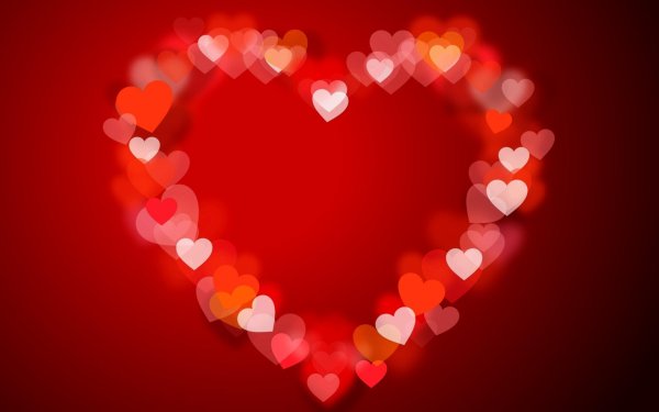 красивые фоны с сердечками