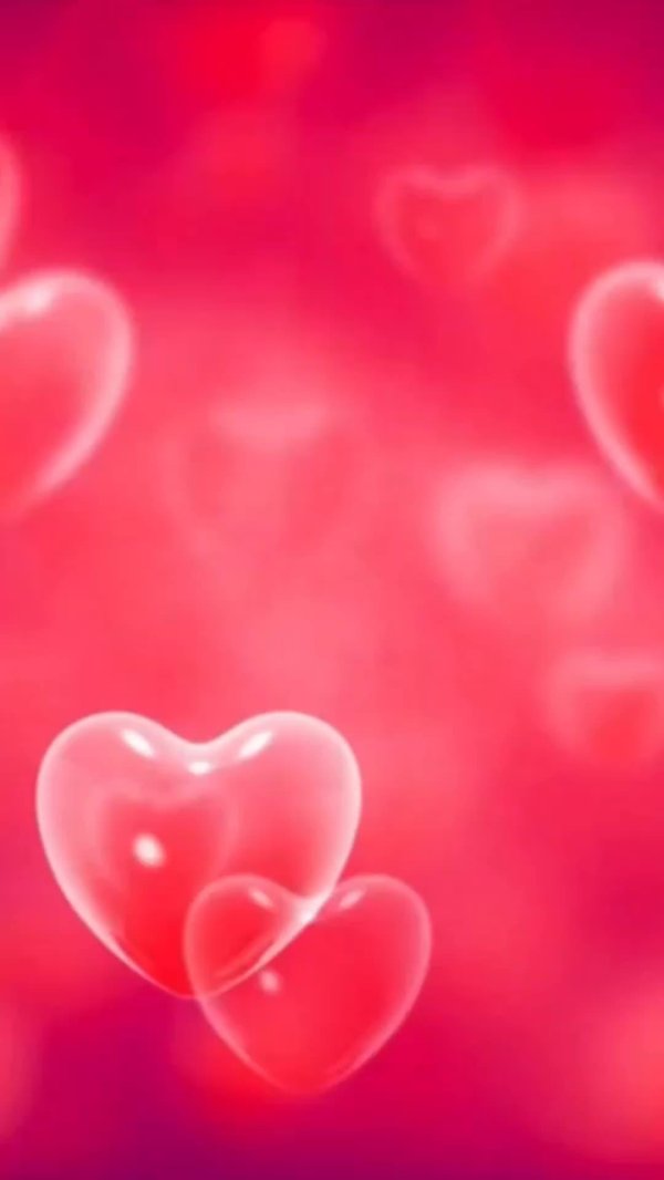 сердечки футаж