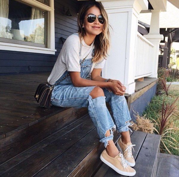 джинсовые комбинезоны