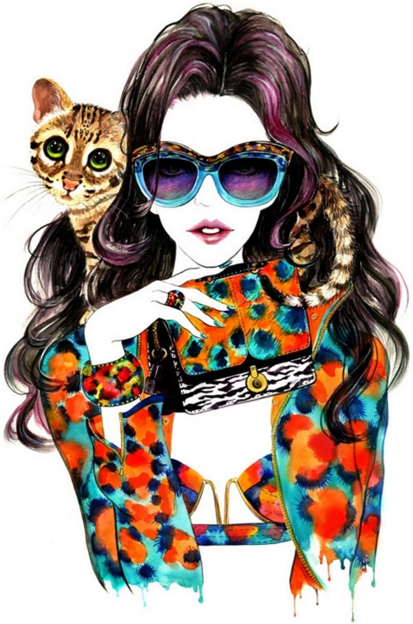 фэшн иллюстрации