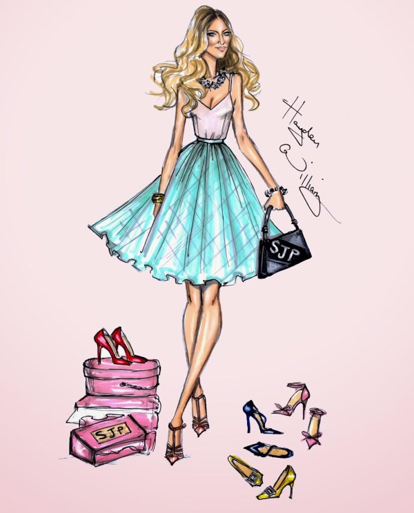 фэшн иллюстрации