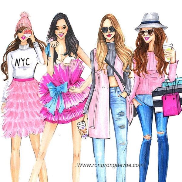 стильные рисунки