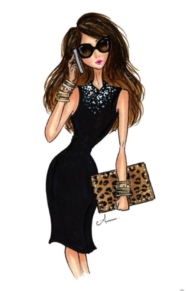 стильные иллюстрации