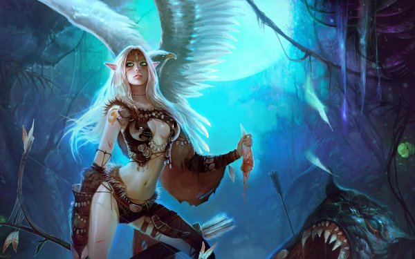 девушка фэнтези