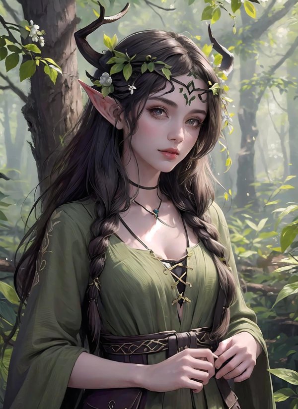 девушка эльф