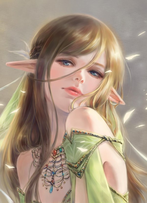девушка эльф