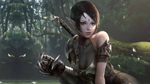 девушка эльф