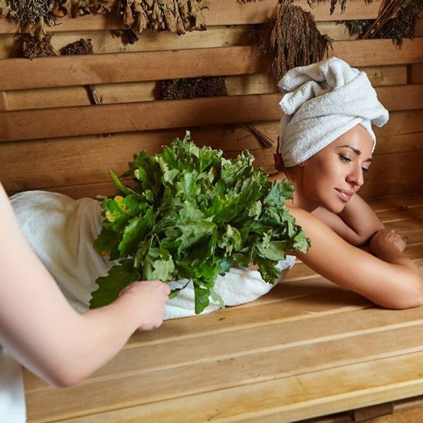 парение вениками