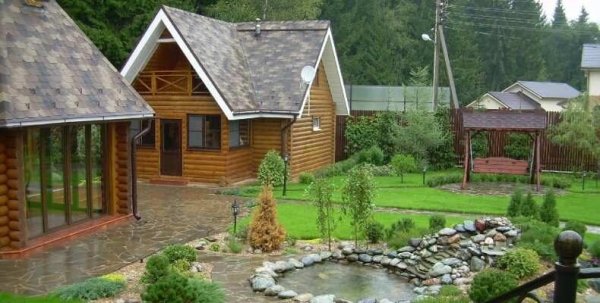 ландшафт дачного участка