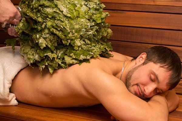 парение вениками