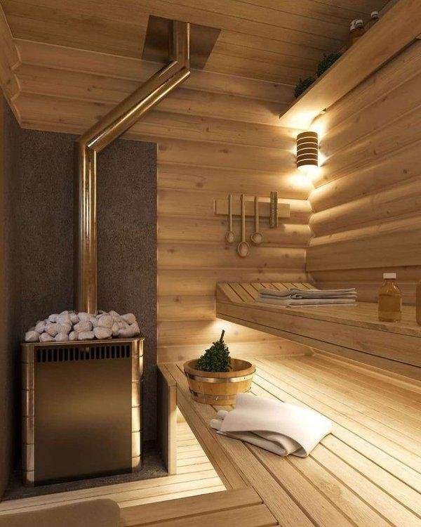 отделка парилки финская сауна