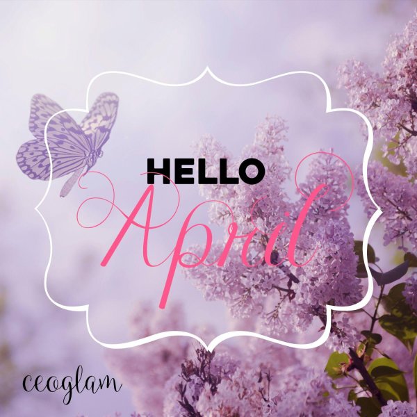 апрель надпись