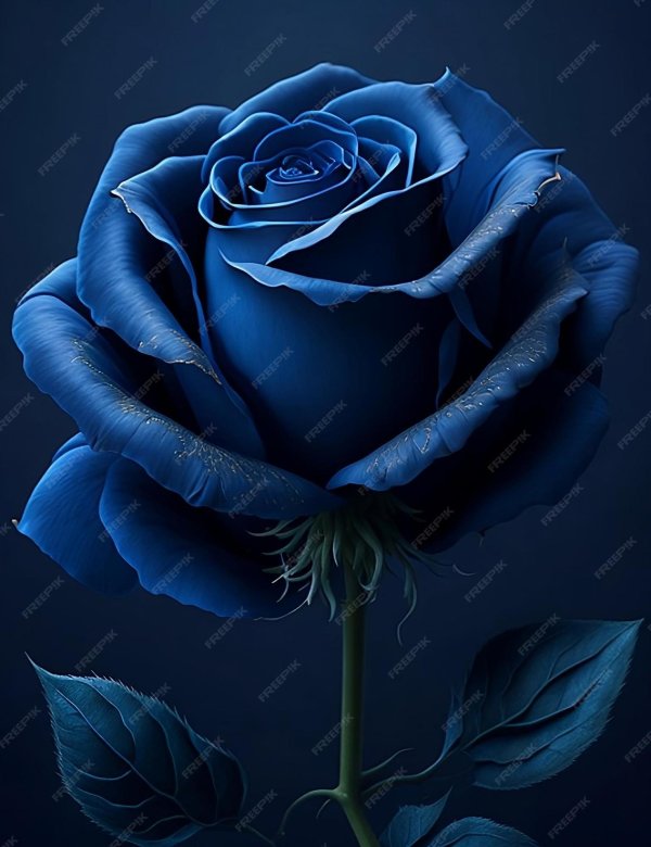 роза голубая