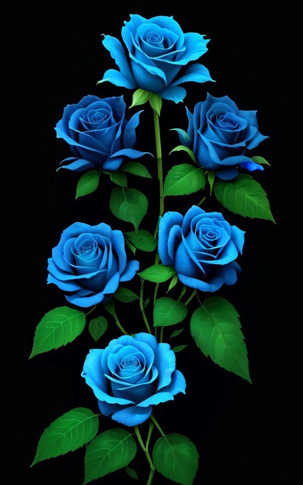 неоновая роза